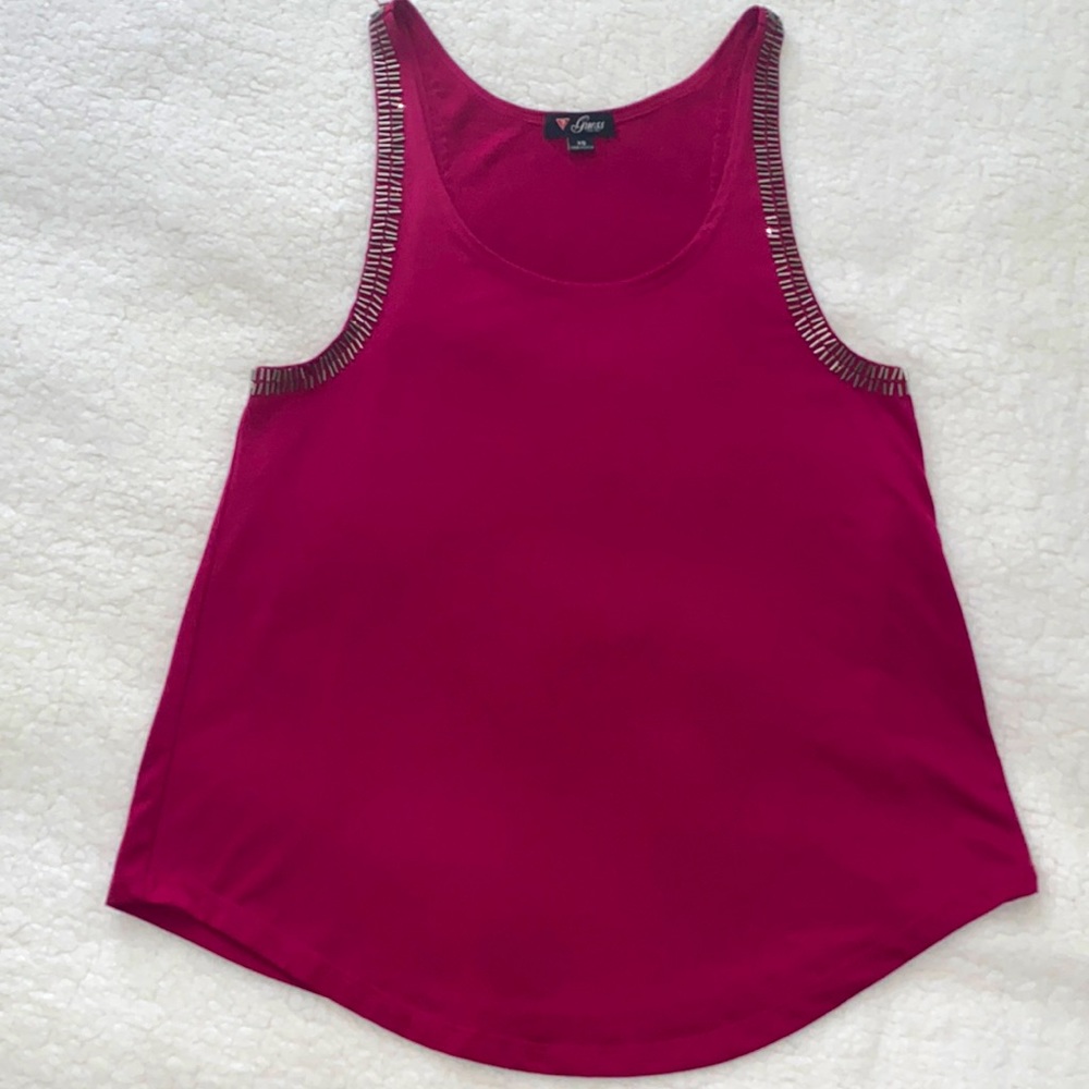 Fuschia Guess Tank - XS